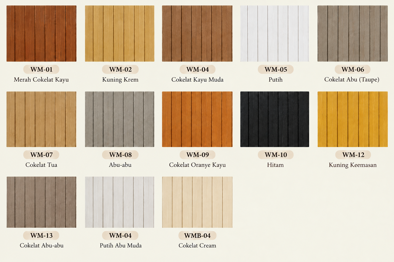 Wall Panel Kayu